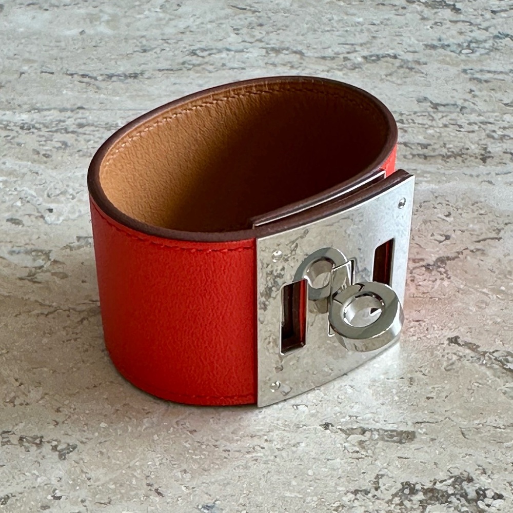 Hermès Kelly Dog Leather Wrap Bracelet